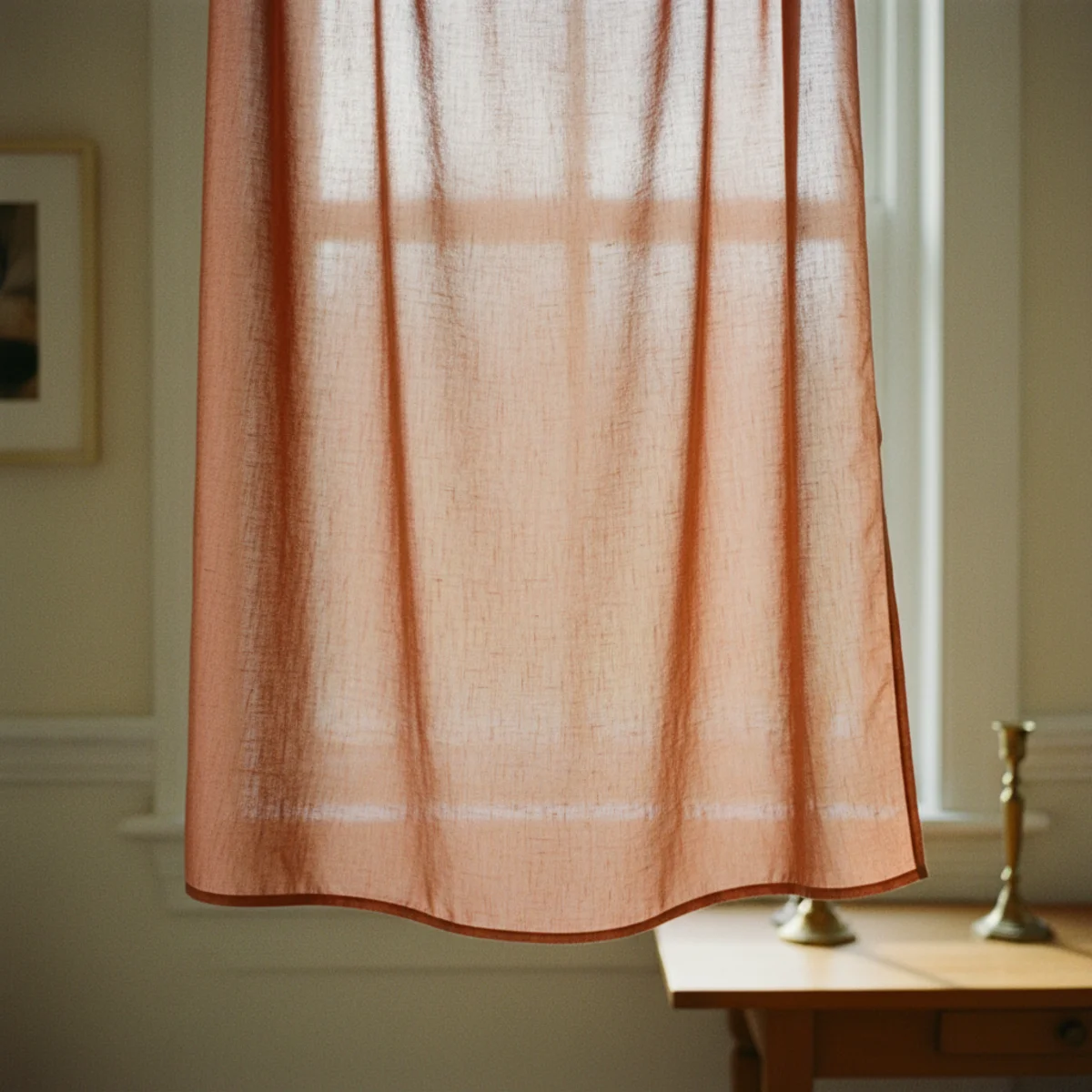 Best linen bedding — mid-weight 175 gsm linen duvet cover showing substantial drape and opacity on a bed in a warm bedroom — Home Decor Aura