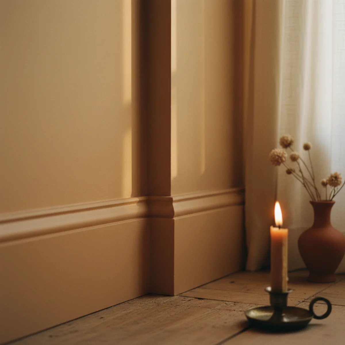 Cream decor warm white — walls, trim, and ceiling all painted in the same warm white tone for an enveloping cream interior — Home Decor Aura