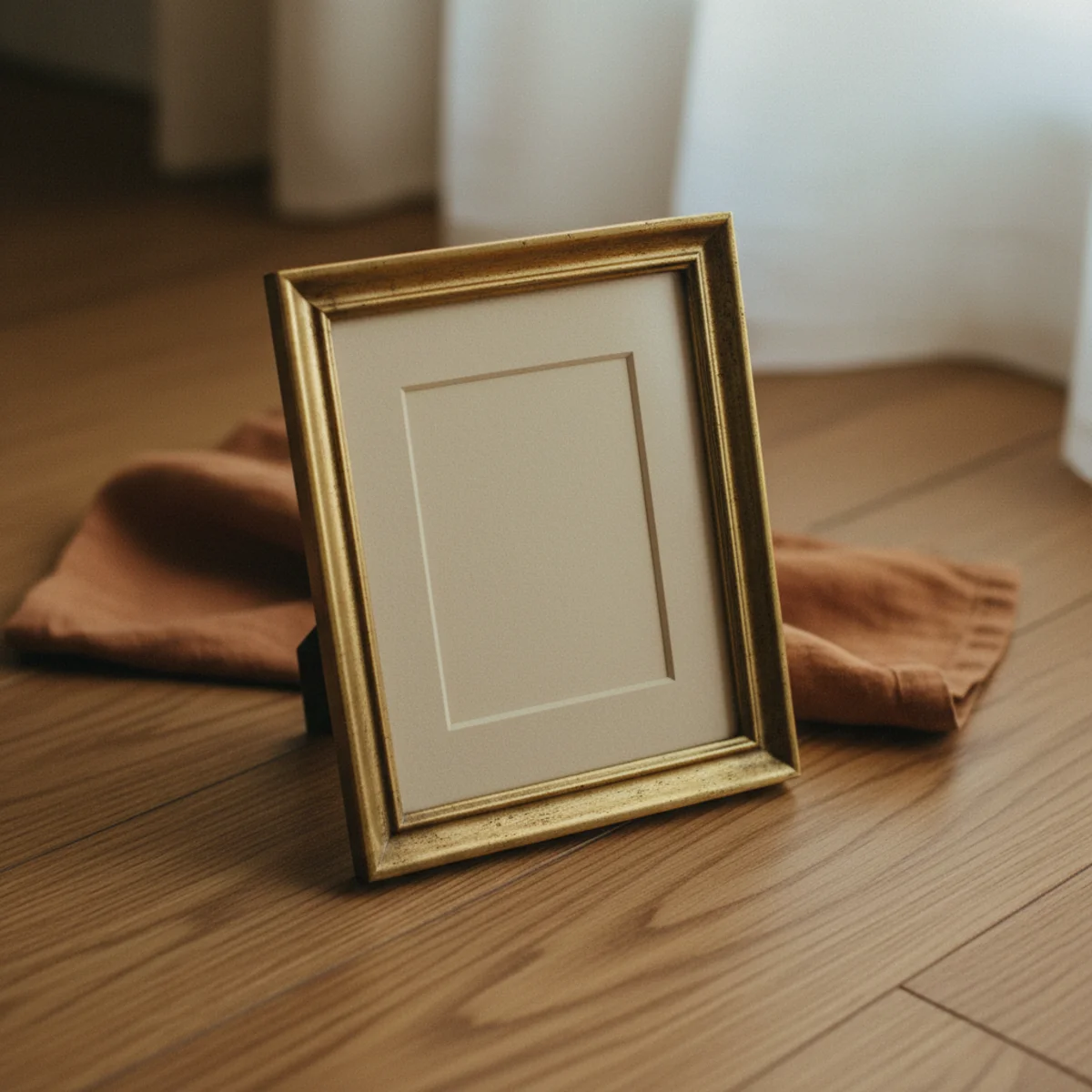 Gallery wall ideas — gallery wall arrangement planned on the floor with frames laid out face-up before being hung on the wall — Home Decor Aura